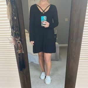 Black crisscross dress!
